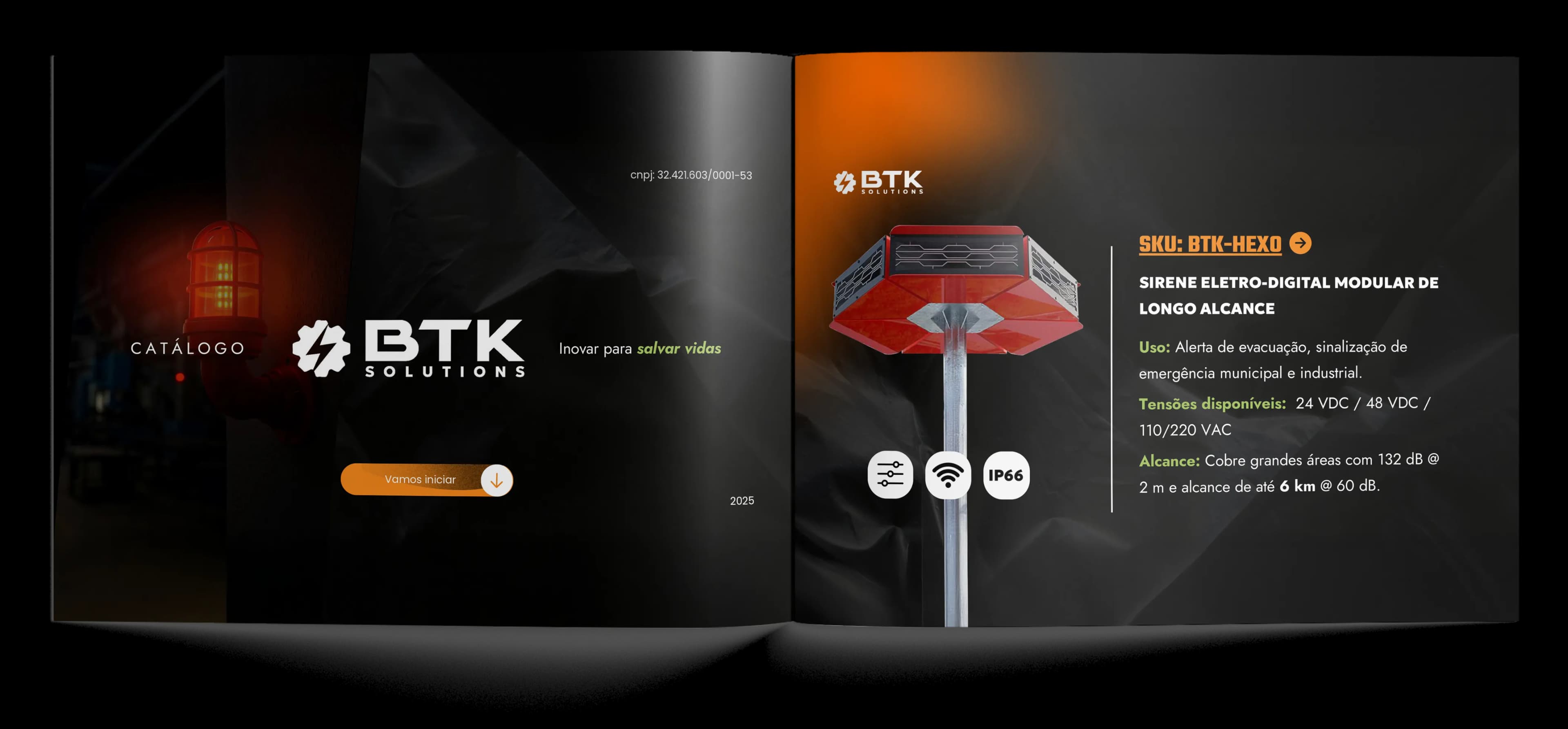 Catalogo de Soluções em Sirenes e Sinalizadores Audiovisuais