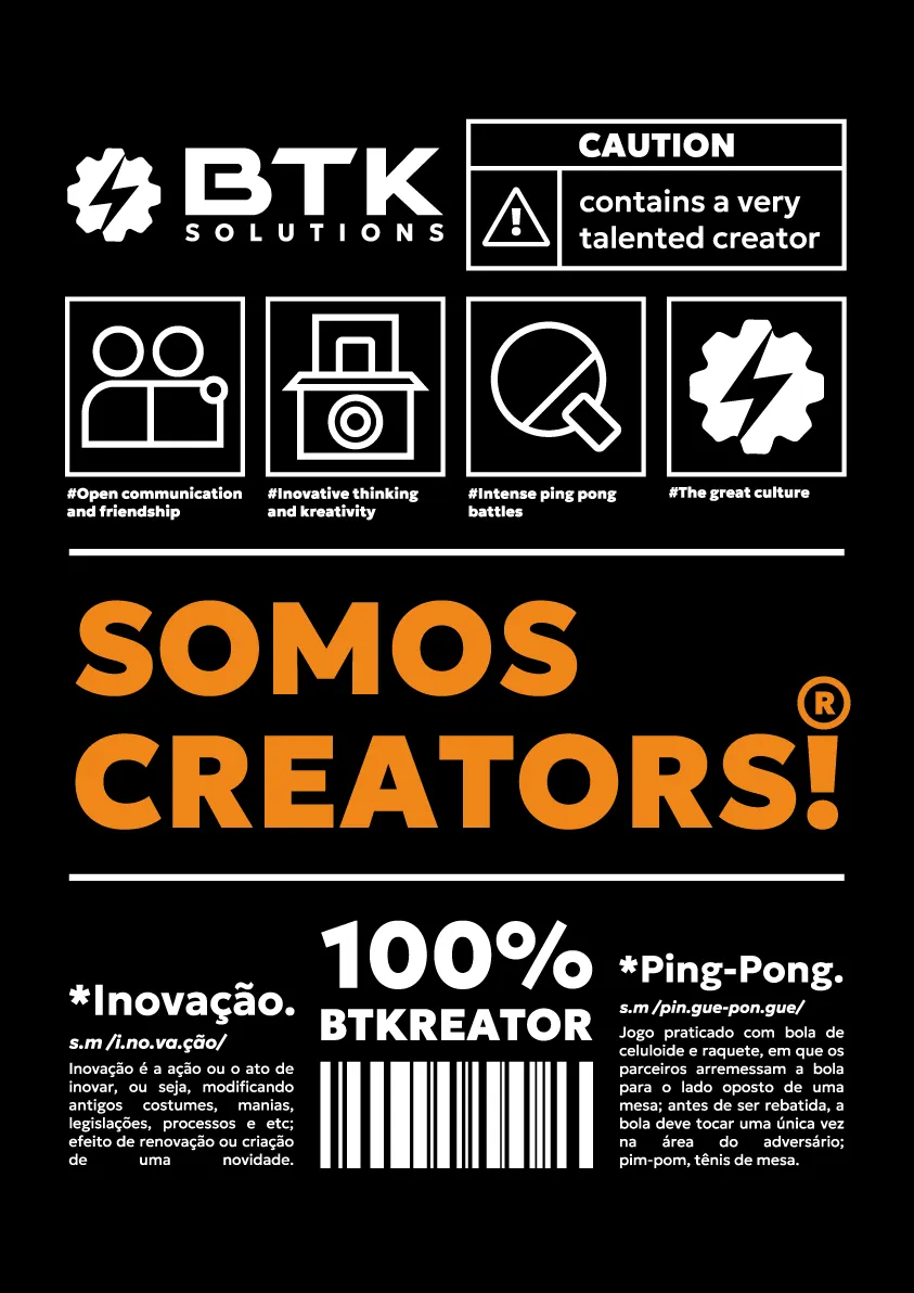 Time de profissionais da BTK SOLUTIONS