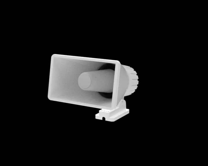 Sirene Industrial de Alto alcance para alerta programado e troca de turno em fábrica