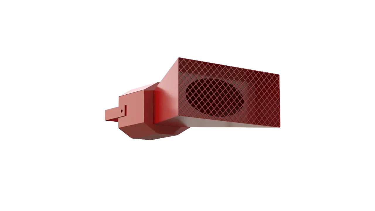 Sirene inteligente de longo alcance para alerta de explosão e notificação de evacuação