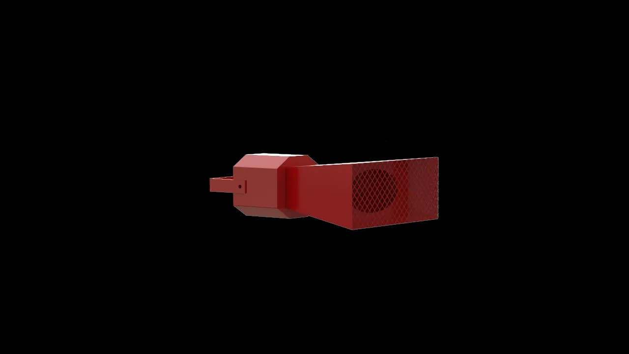 Modelo 3d da sirene BTK-SR5123